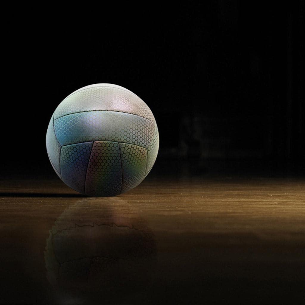 Pallavolo Riflettente Luminosa Pallavolo Olografica Che Si Illumina al Buio per