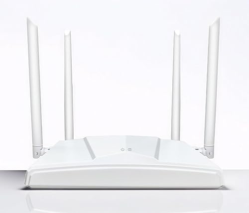 AC1200 Enrutador WiFi Gigabit 4 puertos Gigabit Ethernet 4 antenas de 5dBi 5 Ghz Router VPN inalámbrico Cubre 2500 pies cuadrados Reemplazo