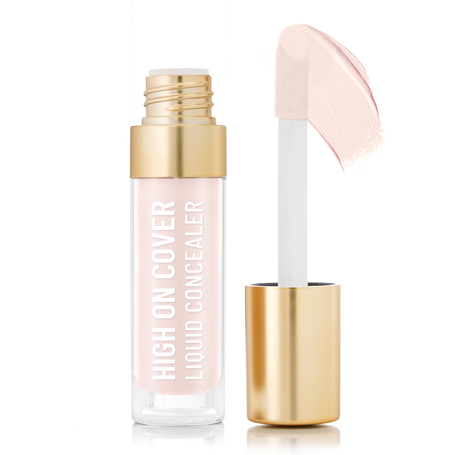 Select High on Cover Liquid Concealer with No-Crease Formula | Matte Finish | Enriched with Vitamin E| Shade- 0.5 Very Fair, 5.5ml |