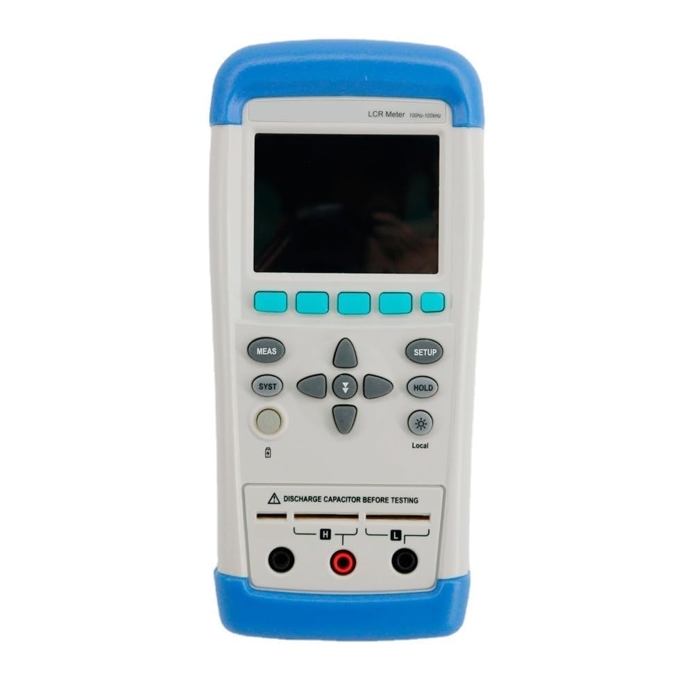 Medidor LCR digital portátil, precisión del 0,2%, frecuencia de 100 kHz for pruebas de componentes electrónicos