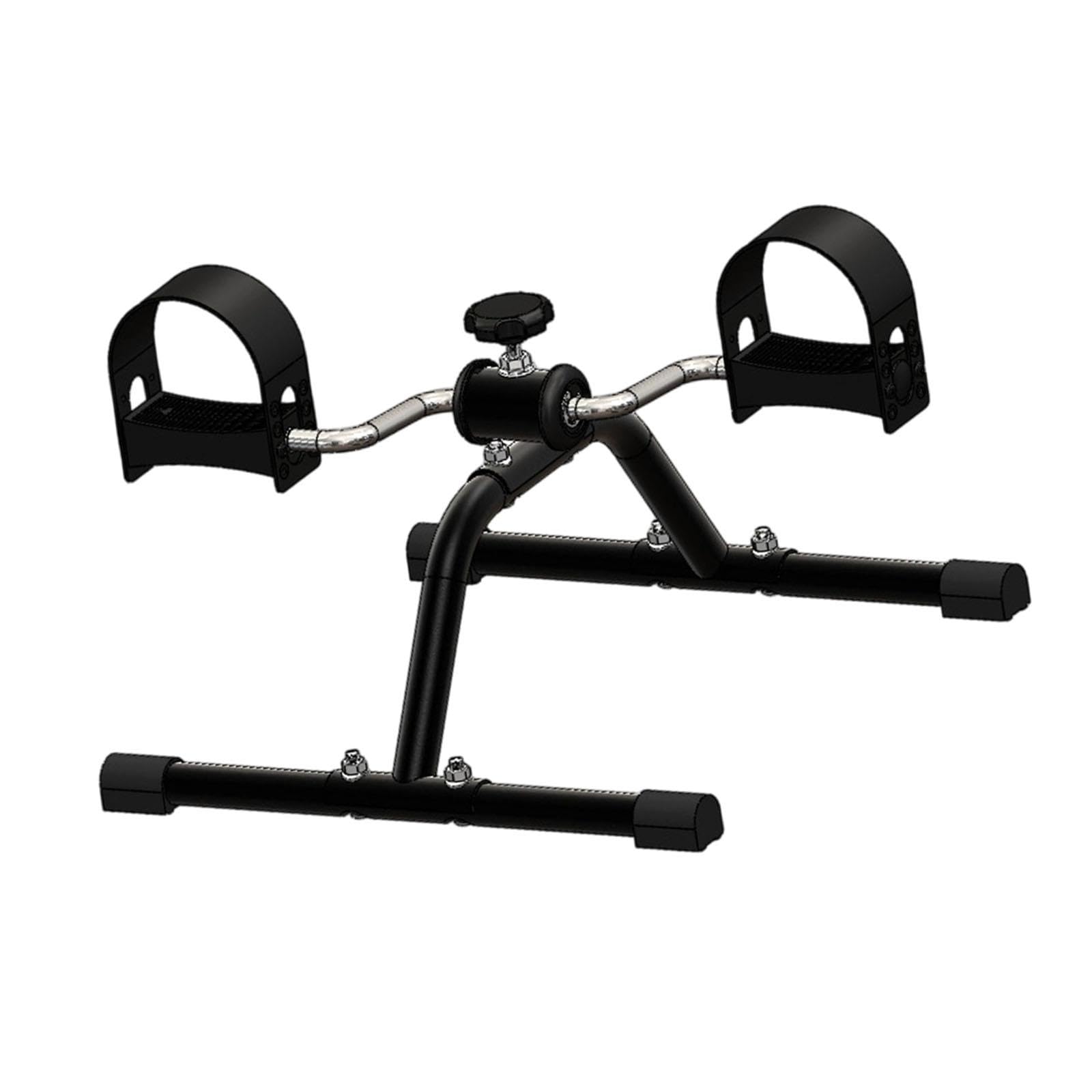 bnf® mini exercise bike sitting down cardio step machine for office indoor sports black