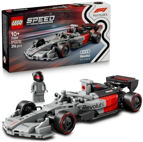 LEGO Speed Champions Bolid Audi Revolut F1 Team R26, zabawka kons...