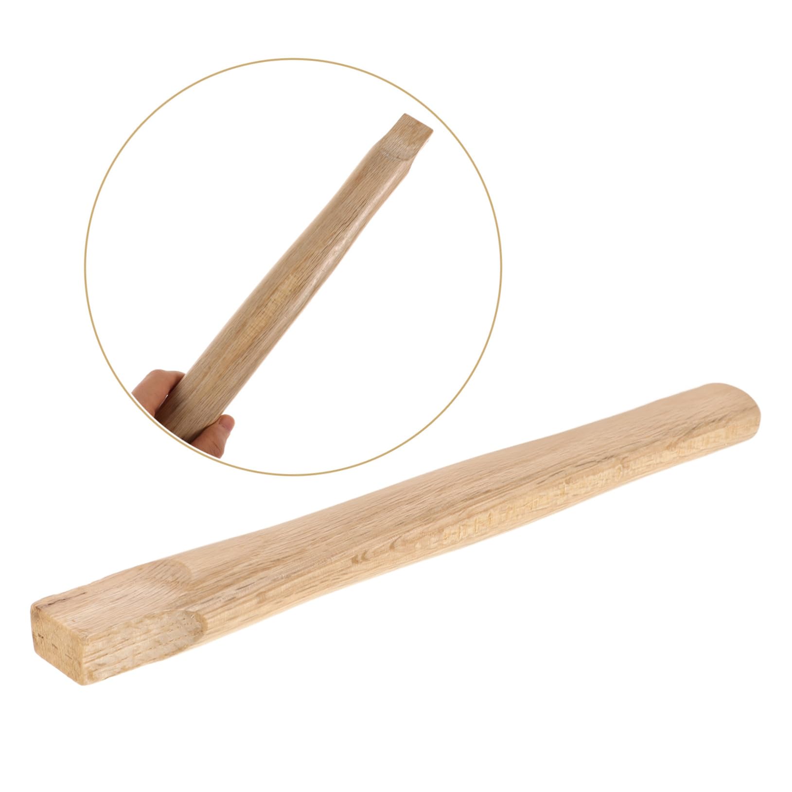 Uonlytech DIY Hammer Handles Replacement Wooden Handle for Hammer Pink Mallet Accessory