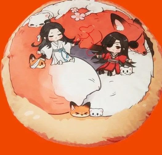 Amazon.co.jp: 天官賜福 超特大クッション 抱き枕 花城 謝憐 オコジョ
