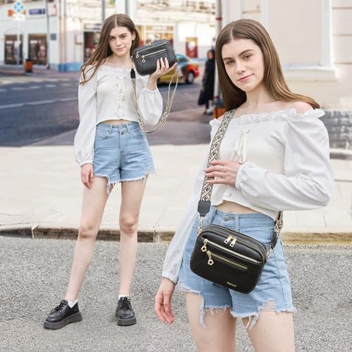 Image of Crossbody Purse for Women Small Crossbody Bags Trendy Vegan Leather with Adjustable Shoulder Straps Gift for Mother Wife Mom