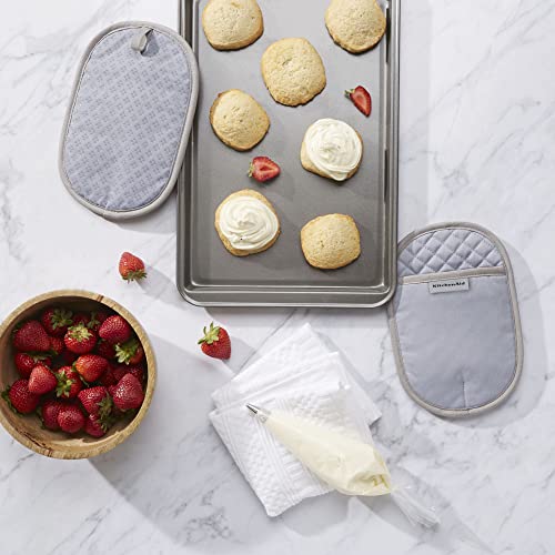 Image of KitchenAid Asteroid Pot Holder 2-Pack Set, Lavender Cream, 6.5 inchx10 inch