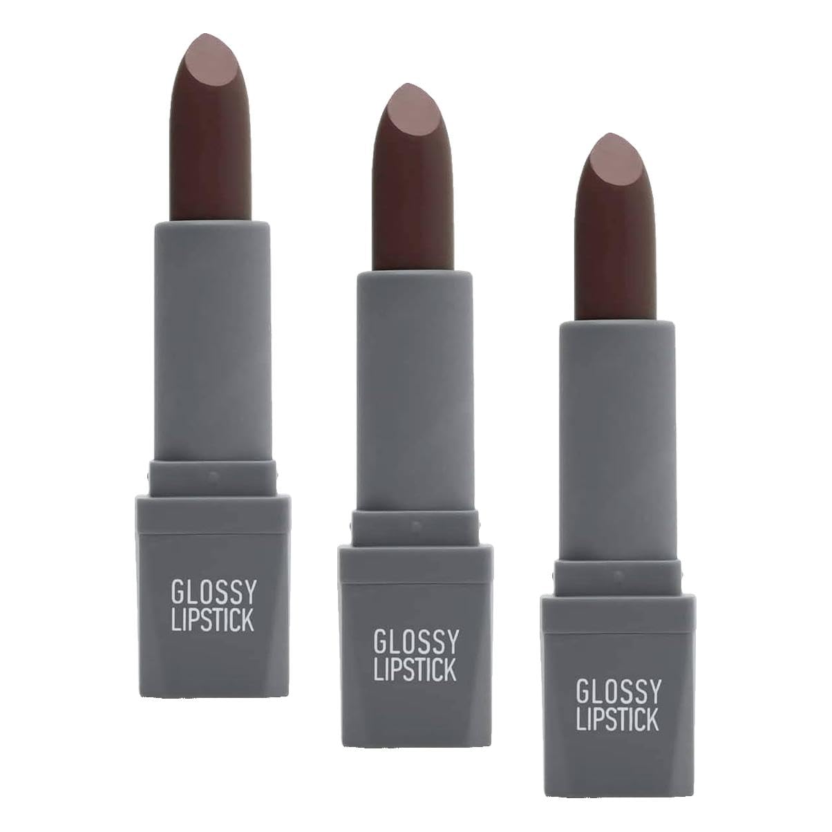 ALIX AVIEN Uzun Süre Kalıcı Yoğun Renk Veren Nemlendirici Parlak Ruj - Glossy Lipstick 316 Dusty Plum (3 paketi)