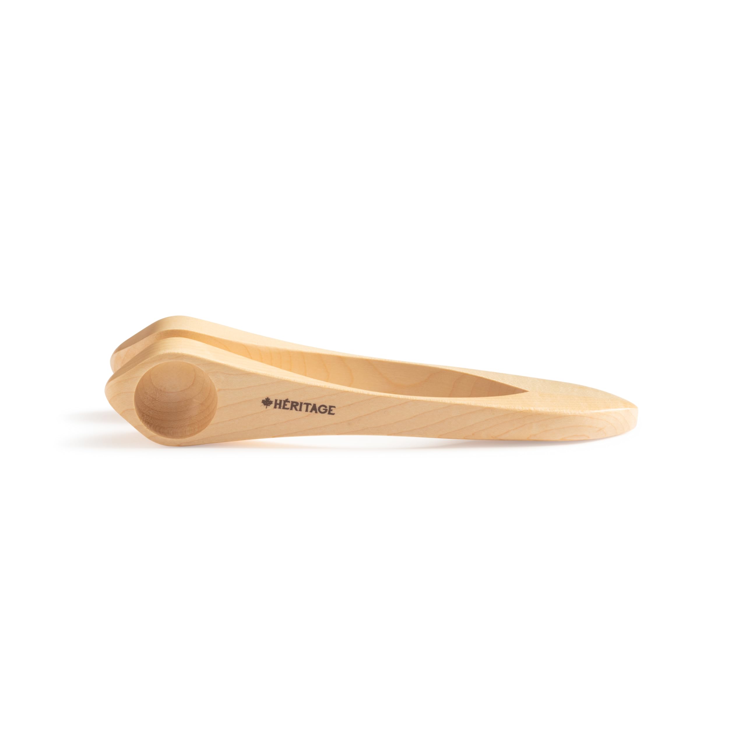 Heritage Musical Spoons Instrumento de percusión, hecho a mano, madera de arce canadiense, gran regalo para todas las edades con cualquier experiencia musical, pequeño, natural