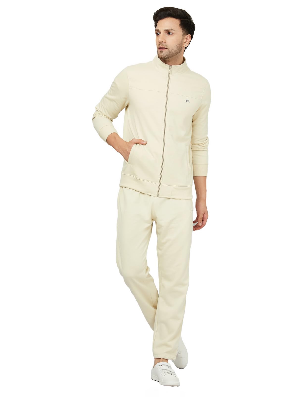 YHA Men Winter Track Suit Cotton Fleece High Neck…