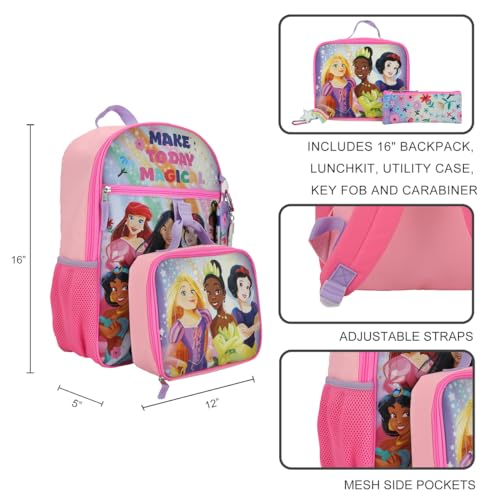 Disney Princesses Make Today Magical 5-Piece Backpack & Lunchbox Set4