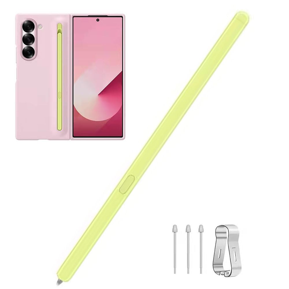 Z Fold 6 S Pen Fold Edition Replacement Compatible with Samsung Galaxy Z Fold 6 / Fold 5 Phone Only with 3 pcs Pen Tips (Green)