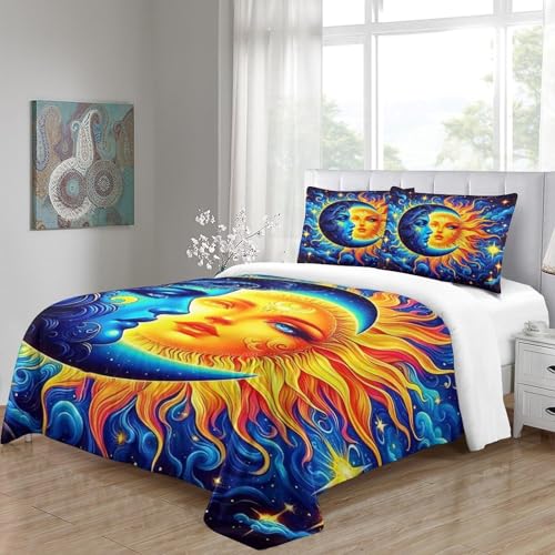 Linge de lit bleu céleste pour transformer la décoration d'une chambre d'adolescent double