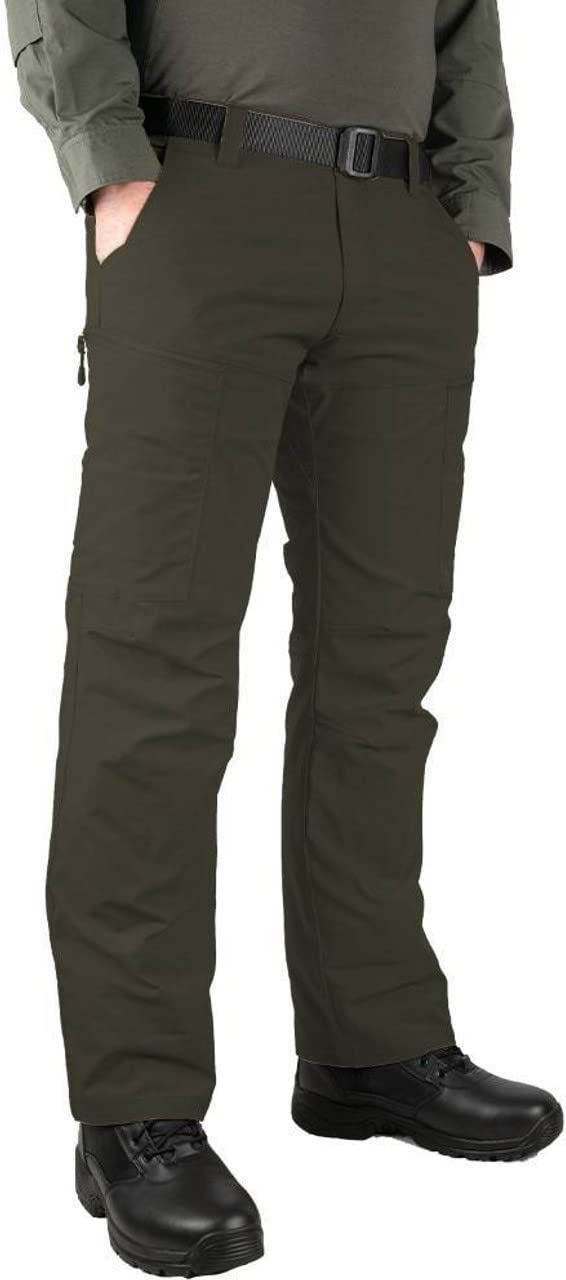 La Police Gear Men's Od Green Lapg Bfe Stretch Tactical Cargo Pants, Athletic Fit Tactical Pants For 11-Pocket Lightweight Tac Pants, 38W X 36L