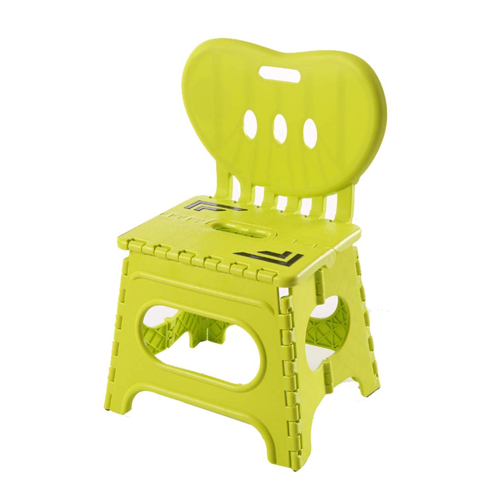 ZH Tavolo E Sedia Pieghevole da Campeggio per Bambini, Tavolo da attività in Plastica per Esterno da Giardino per 2 E 7 Anni, con Comoda Sedia Rosa, Blu,Verde