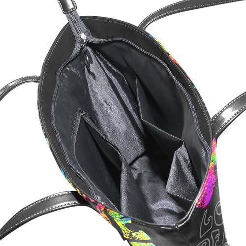 Image of Top Handle Bag for Women Vegan Leather Lady Purse Shoulder Bag