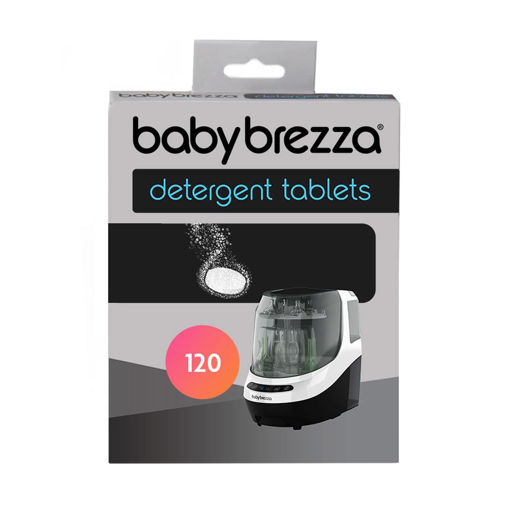 Baby Brezza tabletki czyszczące z detergentem do butelek i urządzenia Baby Brezza Bottle Washer Pro, zawiera 120 tabletek do mycia