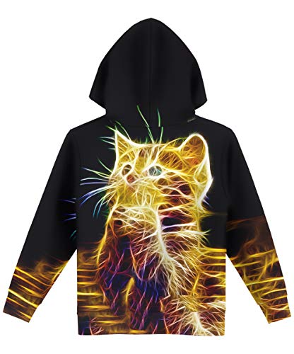 Hgvoetty Unisex Boys Girls Hoodies 3D Printed Hooded Sweatshirts for Kids Pullovers with Pockets 6-15 Years2