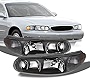 AKKON - For Buick Century/Regal OE Replacement Black Bezel Headlights Driver/Passenger Head Lamps Pair New