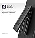 LG G7 ThinQ Belt Clip Case - Encased (DuraClip) Slim Fit Holster Shell Combo w/Rubberized Grip (Smooth Black)