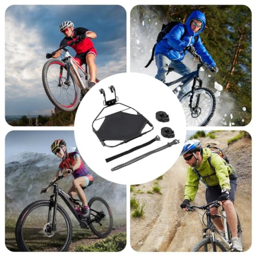 Soporte portaequipajes de bicicleta desmontable para manillar de cruiser o montaña 4