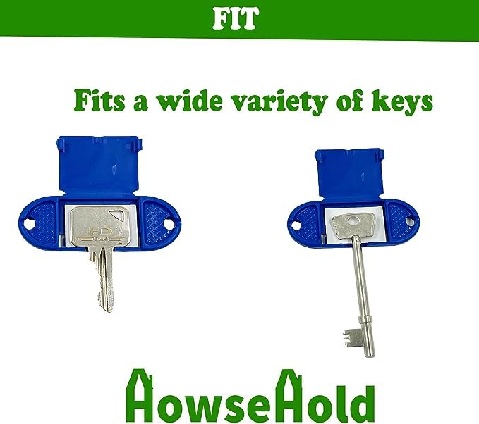 Key Turner Aid for Arthritis Pack of 4 Easy Grip Key Handles for Elderly Disabled, Weak Hands, MS - Image 3