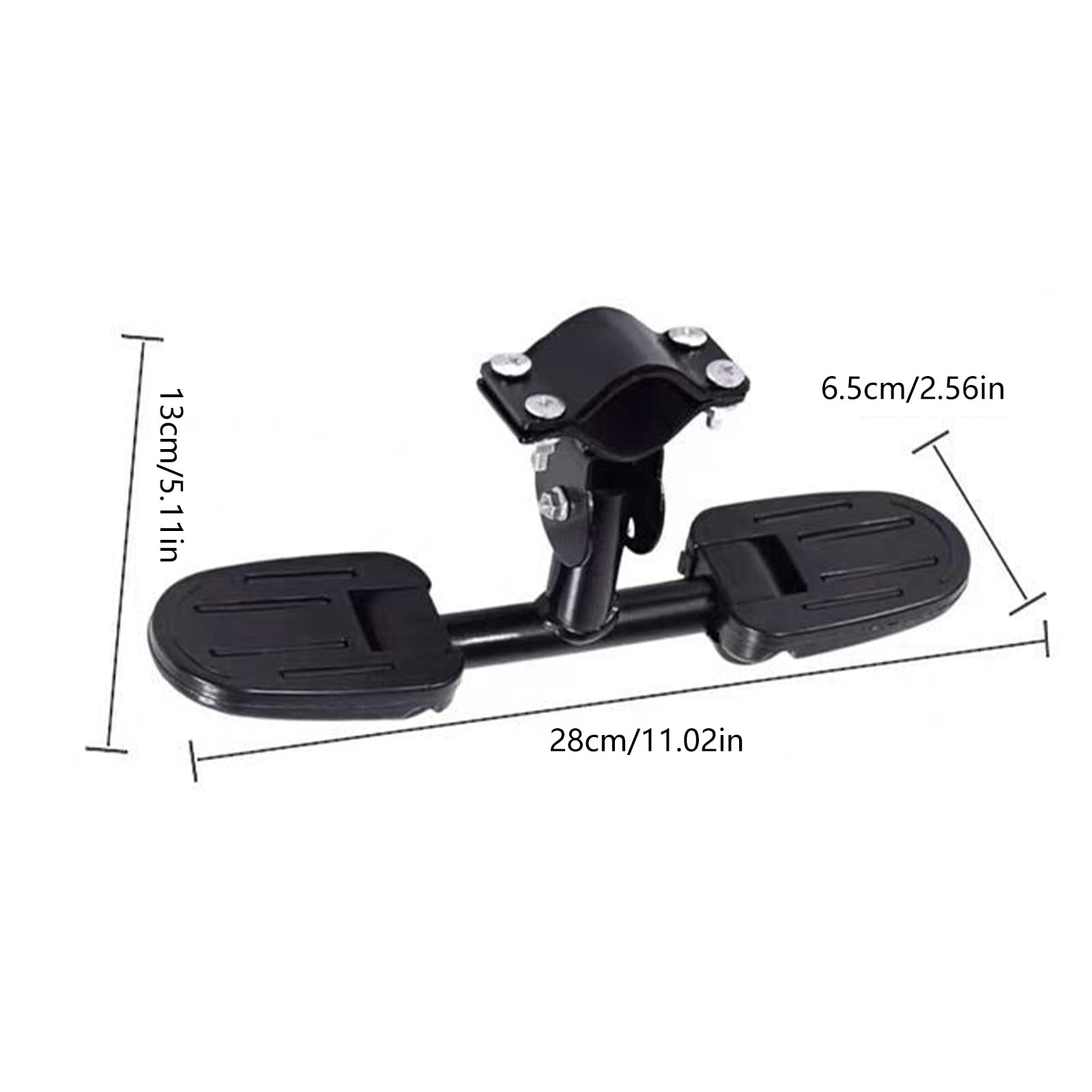 Reposapiés para patinete para niños, construcción de metal ligero, superficies antideslizantes, amplia compatibilidad, pedal de pie