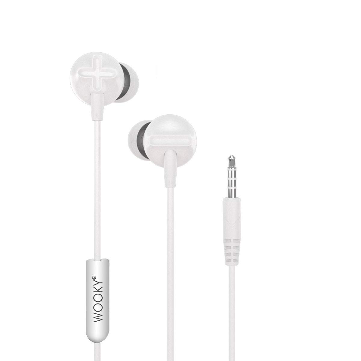 WOOKY Beatz-Basic in-Ear Earphone with Mic (White)