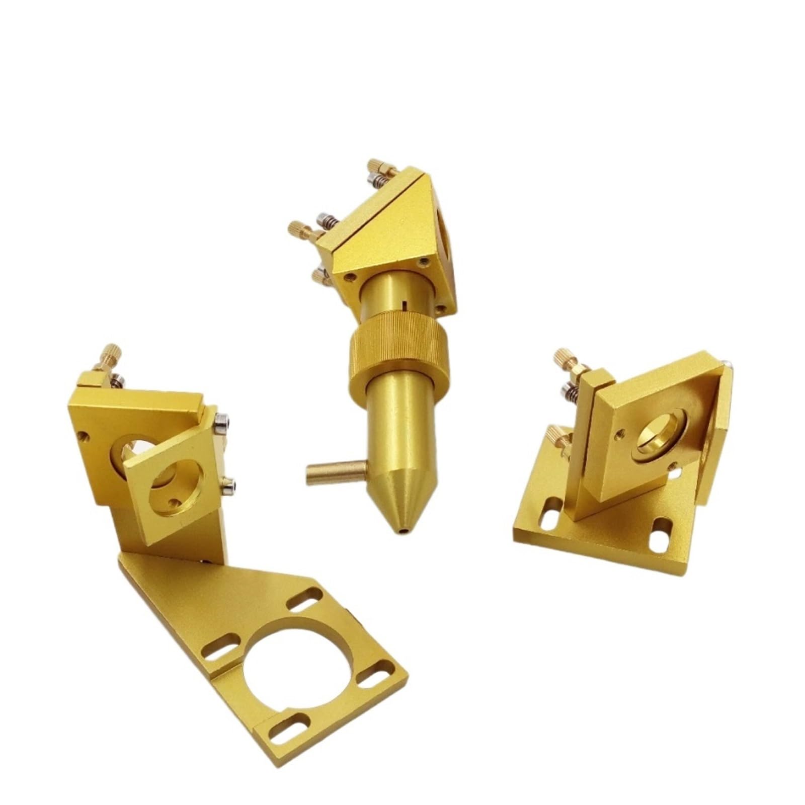 CO2 Mini Laser Head Set D12 18 20 Lens for 2030 4060 K40 Laser Engraving Cutting Machine(Blue,20-50.8_Whole Set (NO Lens))