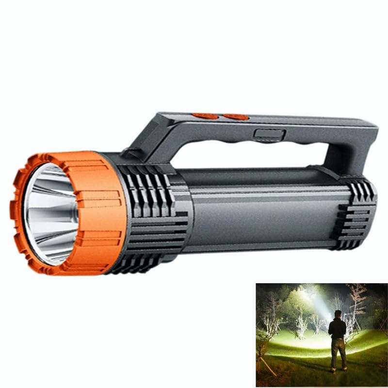 Drumstone [𝐒𝐩𝐞𝐜𝐢𝐚𝐥 𝐃𝐞𝐚𝐥 𝟏𝟐 𝐘𝐞𝐚𝐫 𝐖𝐚𝐫𝐫𝐚𝐧𝐭𝐲 Laser LED Torch Light with DC Adapter Charging, Intense Bright Light, Long Range, and Reliable Power for Outdoor,-image-21