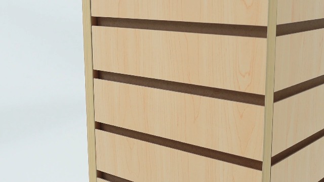 Amazon.com: Beeveer Slatwall Tower Rotating 4 Sided Retail Fixture