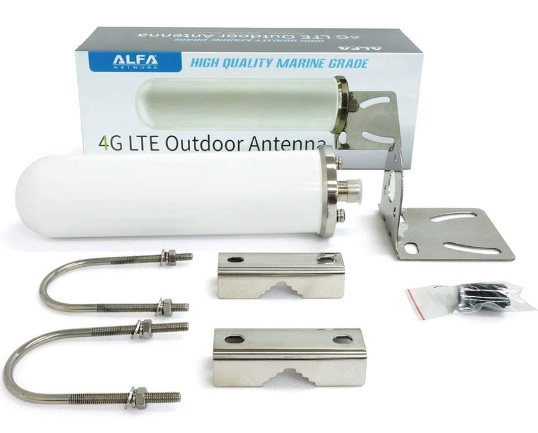 Alfa Network 4G LTE Outdoor Antenna 6dBi Marine Grade AOA-M4G