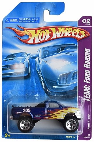 Hot Wheels Ford F-150, Team Ford Racing 2/4 [Blue] 142/196