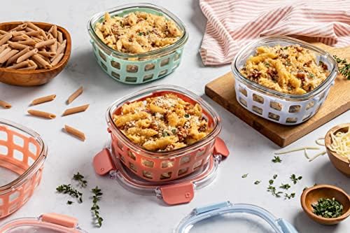 Glass Meal Prep Container with Locking Lid - Thumbnail 2