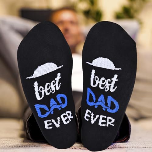 Grappige sokken voor vaders, vaderdag, antislip, 70-80e verjaardag, verjaardagscadeau voor papa, heren, mannen, geschenken, aanstaande papa, opa, grappig cadeau, cadeau-ideeën - Afbeelding 4