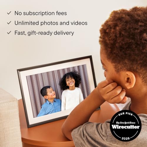 Aura Digital HD Picture Frame, Best Frame for Gifting, (10" - Carver photo 3
