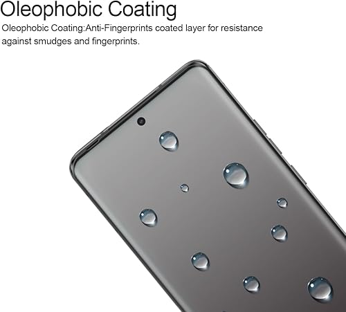 Miniatura 5 de Supershieldz Protector de pantalla de vidrio templado diseñado para Motorola Edge (2023), vidrio curvado 3D, antiarañazos, sin burbujas (negro)