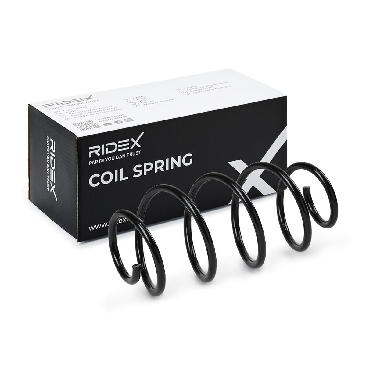 RIDEX 188C1081 2x Ressort de suspension Avant