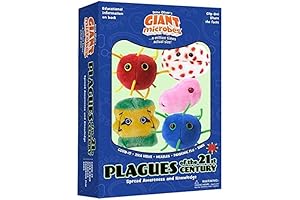 Microbe Plushies Plagues of the 21st Century Themed Gift Box