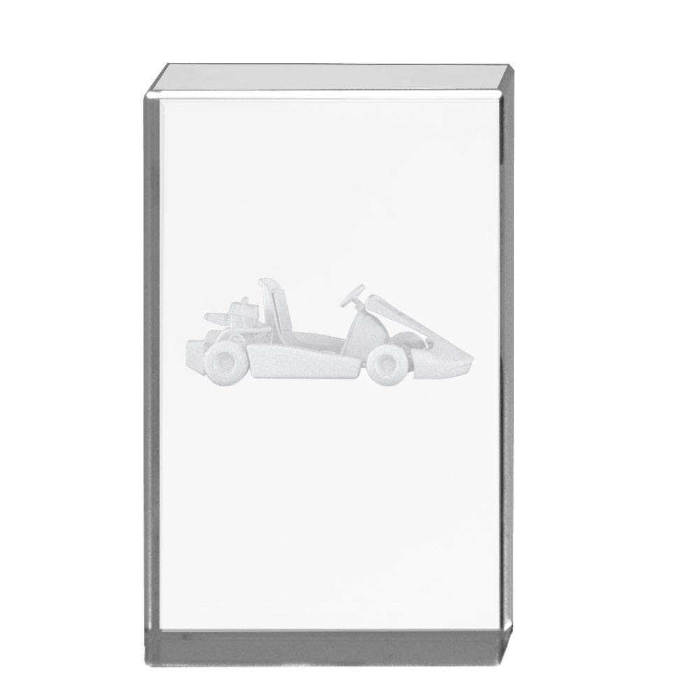 Cubo de Cristal Grabado 3D, Calidad K9, 10x5x5cm con Estuche.