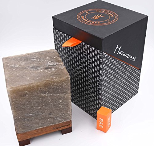 Hazantree Caviar Grey Zenblock Himalayan Salt Lamp #TOP6