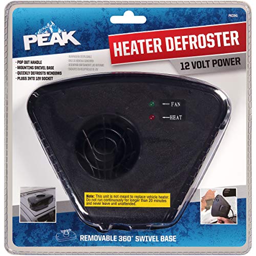 PEAK Automotive Heater and Windshield Defroster, 12 Volt Power