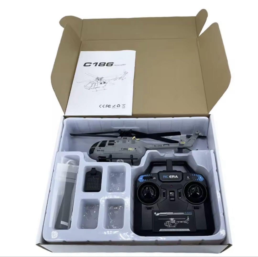 Amazon | C186 プロ B105 2.4 RTF RC ヘリコプター 4軸ジャイロ