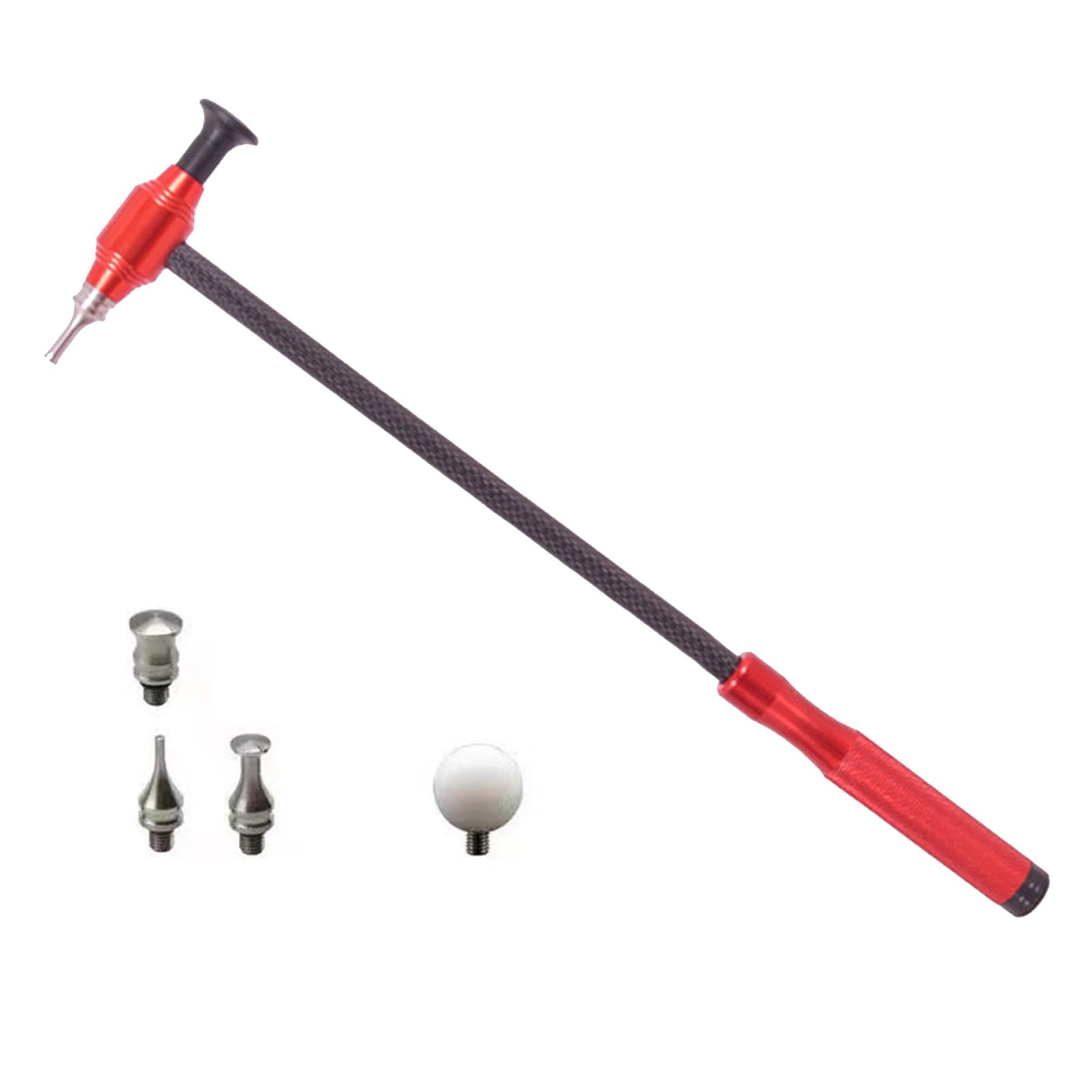 Kalttoy Multicolor Dent Nonslip Hammer With Head Tap Down Tool Dent Removal Kit Tap Down Hammer Repair Rod Auto Body Removal