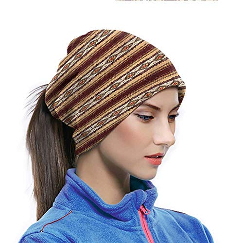 Headwear Face Cover Native American Neck Balaclava and Sport Scarf Old American Motif