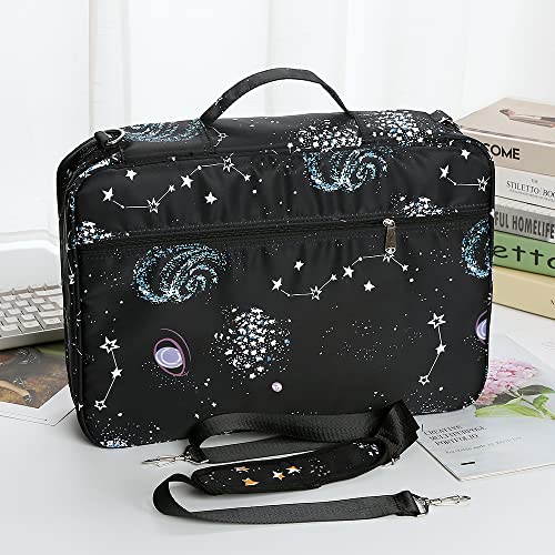 Image of Lbxgap Portable Colored Pencil Case 480 Slots Pencil Case or 320 Gel Pen Case Large Capacity Pencil Organizer with Handle Strap Handy Colored Pencil Box for Artist
