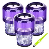 V11 Filter für Dyson 3 Stück Ersatz Filter für Dyson V11 Waschbar Filter für Dyson V11 SV14 Animal Drehmomentantrieb Komplett Staubsauger Ersetzen Sie # DY-970013-02