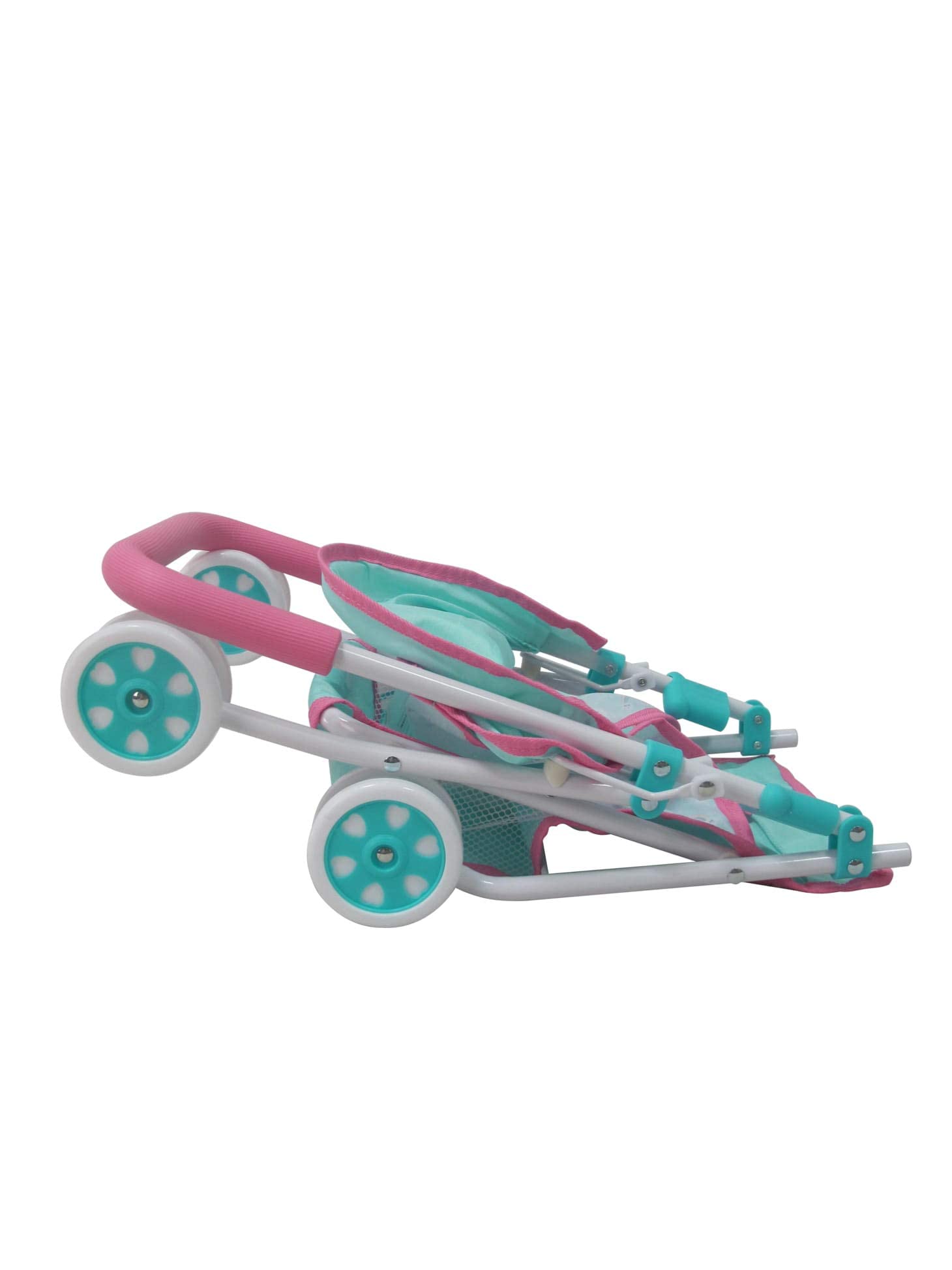 KOOKAMUNGA KIDS Baby Doll Stroller Easy Fold Pram with Retractable