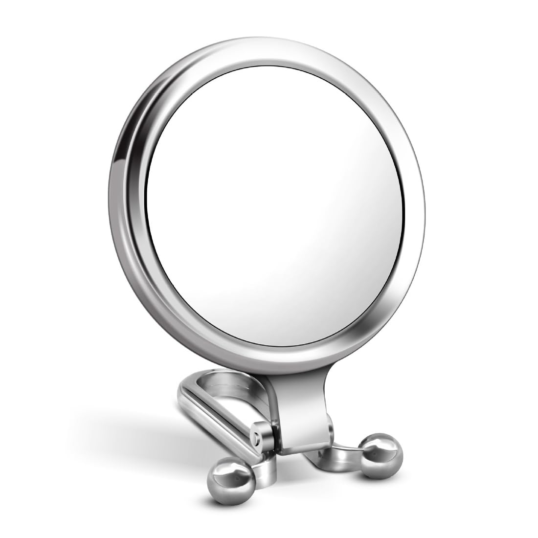 EIHI 5X Plata Plegable Espejo De Aumento Espejo De Mano Espejo Maquillaje Espejo Mano Espejo Viaje Espejo Portatil Espejo Maquillaje Aumento Plegable Espejo De Aumento