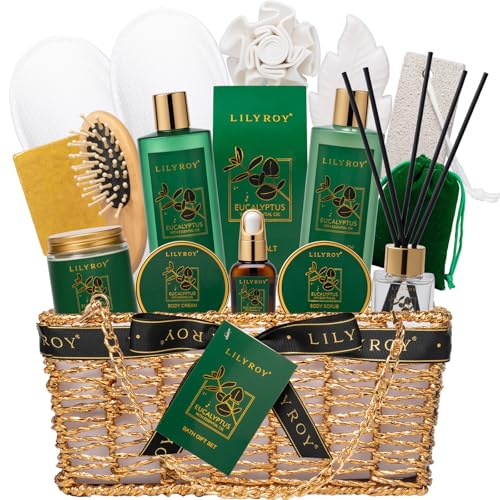 18-Piece Mothers Day Gifts for Women - Luxury Spa Gift Basket Set Bath and Body Care Kit for Men | Gift for Valentines Day Fathers Day Birthday Christmas Gifts Great for Holidays & Special Occasions