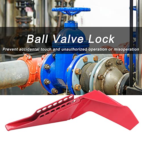 Culnflun Ball Valve Locking Device, Standard Safety Lock, Multi Purpose Ball Valve Lock for 1 2/9 in. to 3 in. Pipe Size Large LBV-01